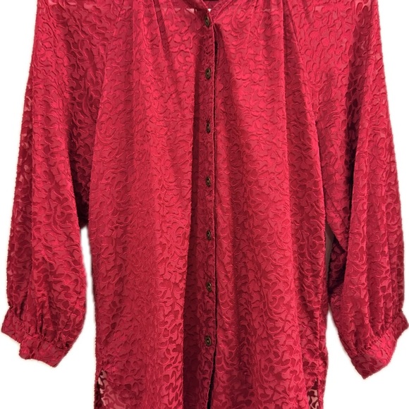 Anthropologie Women’s Top Semi Sheer - Picture 4 of 5